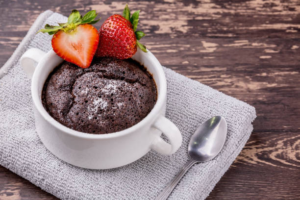 lava cake in a mug